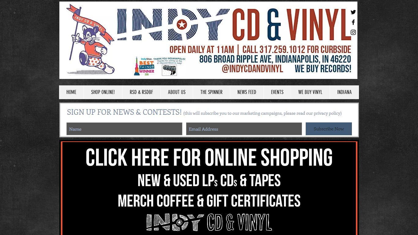 Indy CD & Vinyl | Record Store | Indianapolis